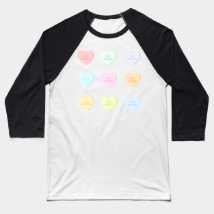 Self Love Heart Candy Baseball T-Shirt